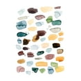 thumbnail image 2 of Popp, Grace 15x18 White Modern Wood Framed Museum Art Print Titled - Shattered Segments II, 2 of 4