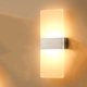 thumbnail image 1 of Aplique LED de pared interior regulable de 2 piezas, 290 mm, color plata cepillada, blanco cálido de 3000 K a 6000 K, 220 V, 1 of 5