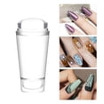 thumbnail image 3 of Estampadores Transparentes Para Arte De Uñas, Estampador De Uñas De Silicona, Herramienta De Estampado De Manicura Con 4 Raspadores Para Salón De Uñas En Casa 4 Piezas Speravity CE002366-00, 3 of 7