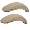 thumbnail image 3 of 1 par de fundas de spandex para reposabrazos para sillones reclinables, sillas y sofás de dos plazas, elásticas y antiarrugas. Caqui, 3 of 7
