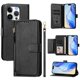 thumbnail image 3 of Funda para iPhone 16 Pro Cartera de Mano con Cremallera y Correa Cruzada Desmontable, 3 of 5