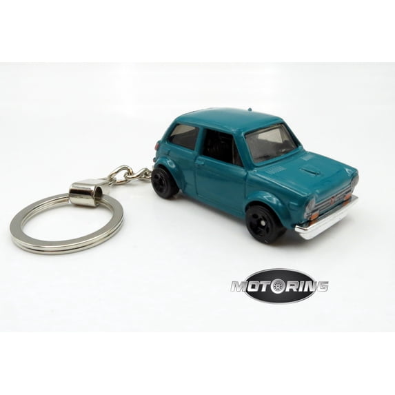 1970 '70 Honda N600 Green Turquoise Car Rare Novelty Keychain 1:64