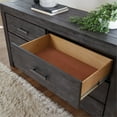 thumbnail image 5 of Bowery Hill 6 Drawer Solid Wood Dresser in Graphite, 5 of 6
