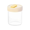 thumbnail image 1 of BINGLI 400ml Clear Glass Food Jar with Silicone Lid - Airtight Microwave-Safe Canning Jar Container, Wide Mouth for Cereal, Snacks & Spices, 1 of 6