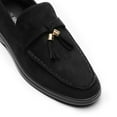 thumbnail image 5 of Women's Slip-On Loafers with Tassel Detail 0.8" Low Heel Comfortable Work Shoes for Women, 5 of 7