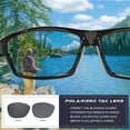 thumbnail image 3 of Polarized Wrap Around Sports Sunglasses for Men Women Driving Fishing Running Cycling Sun Glasses, 3 of 6