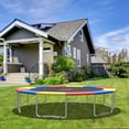 thumbnail image 3 of Patiojoy 8FT Trampoline Replacement Safety Pad Bounce Frame Waterproof Spring Cover Colorful, 3 of 10