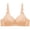 Beige, variant on VerPetridure Sports Bras for Women On Sale Woman's Solid Color Comfortable Hollow Out Perspective Bra Underwear No Rims