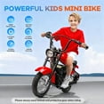 thumbnail image 2 of 24V 250W Kids Electric Dirt Bike - Electric Motorcycle with 2 Speed Up to 14 MPH, 60 Min Ride Time, LED Light, Off-Road Dirt Bike for Boys & Girls Ages 6-12, 2 of 7