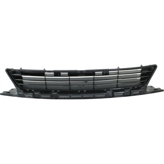 Front Bumper Grille Compatible with HONDA CIVIC 2009-2011 Center Textured Black Coupe
