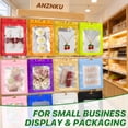 thumbnail image 4 of CCOCC 100 Pack Smell Proof Bags, Resealable Packaging Mylar Bags, Heat Seal Bags with Frosted Clear Window, Sealed Foil Pouch Smell Proof Zipper Bag for Food Storage (Black, 4.13 X 5.91), 4 of 7