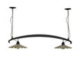 thumbnail image 2 of Meyda Tiffany 154139 Metro 2 Light 66" Wide Linear Pendant - Bronze, 2 of 2