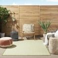 thumbnail image 6 of Nourison Courtyard Indoor/Outdoor Ivory Green 6' x 9' Area Rug, (6x9), 6 of 12