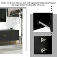 thumbnail image 5 of Atumon Black TV Stand for TVs up to 75", Modern TV Console, TV Cabinet, Entertainment Center with 2 Drawers and 2 Cabinets, TV Stand Furniture for Living Room Bedroom, 67"L x 15.7"W x 19.7"H, 5 of 10
