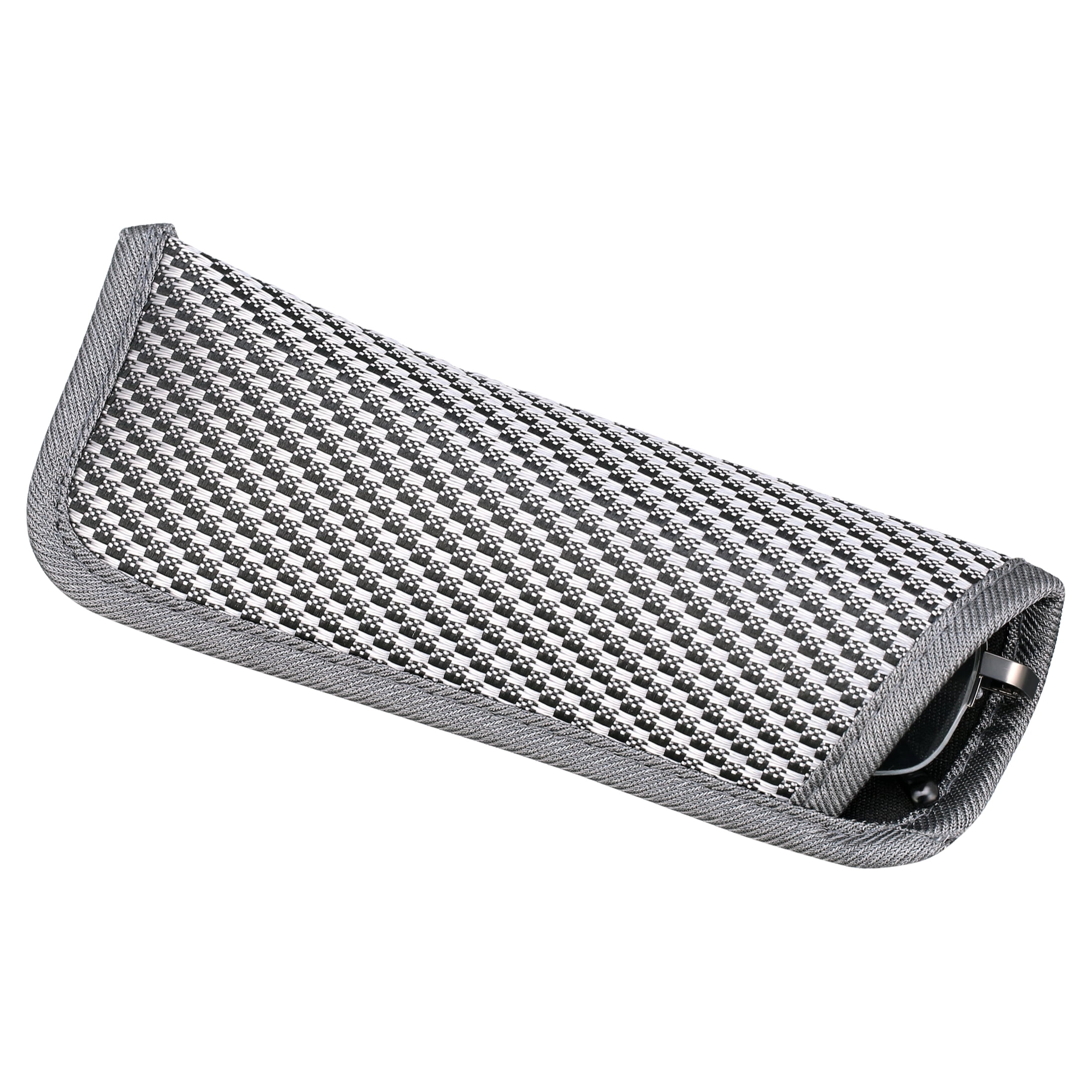 M+ Readers Memory Metal Keith +1.50 Rectangle Reading Glasses with Case, Dark Gunmetal