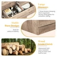 thumbnail image 5 of Ktaxon Large 7 Drawers Dresser Chests for Bedroom, Wood Chset of Drawers,Dressers Organizer for Bedroom, Living Room,Hallway, Gray, 5 of 16