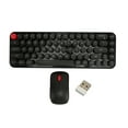 thumbnail image 2 of Combo Clavier et Souris 2,4 g, Mini Clavier d'Ordinateur Portable Rétro Silencieux, Ensemble Clavier et Souris de Bureau 68 Touches pour PC, Ordinateur Portable, 2 of 8