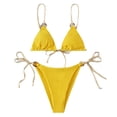 thumbnail image 2 of Cheers US Womens High Cut Thong Bikini Set Swimsuits Cami String Sexy Bathing Suit, 2 of 7