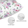 thumbnail image 3 of Pofeuu Rose Flower B Print Polyester Microfiber Plush Pillowcases, Super Soft and Cozy Pillow Case Covers with Envelop Closure（Pillow core not included）-16"x24", 3 of 6