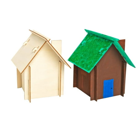 Colorations Easy Build House Set of 6 (Item # EZBHOUSE)