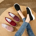 thumbnail image 5 of Domuza Orthopedic Shoes for Women Arch Support Slip on Non Slip Running Shoes Breathable Knitted Mesh Stretch Work Shoes Comfortable 2026 New Orthopedic Shoes Black 7.5（EU-39）, 5 of 6