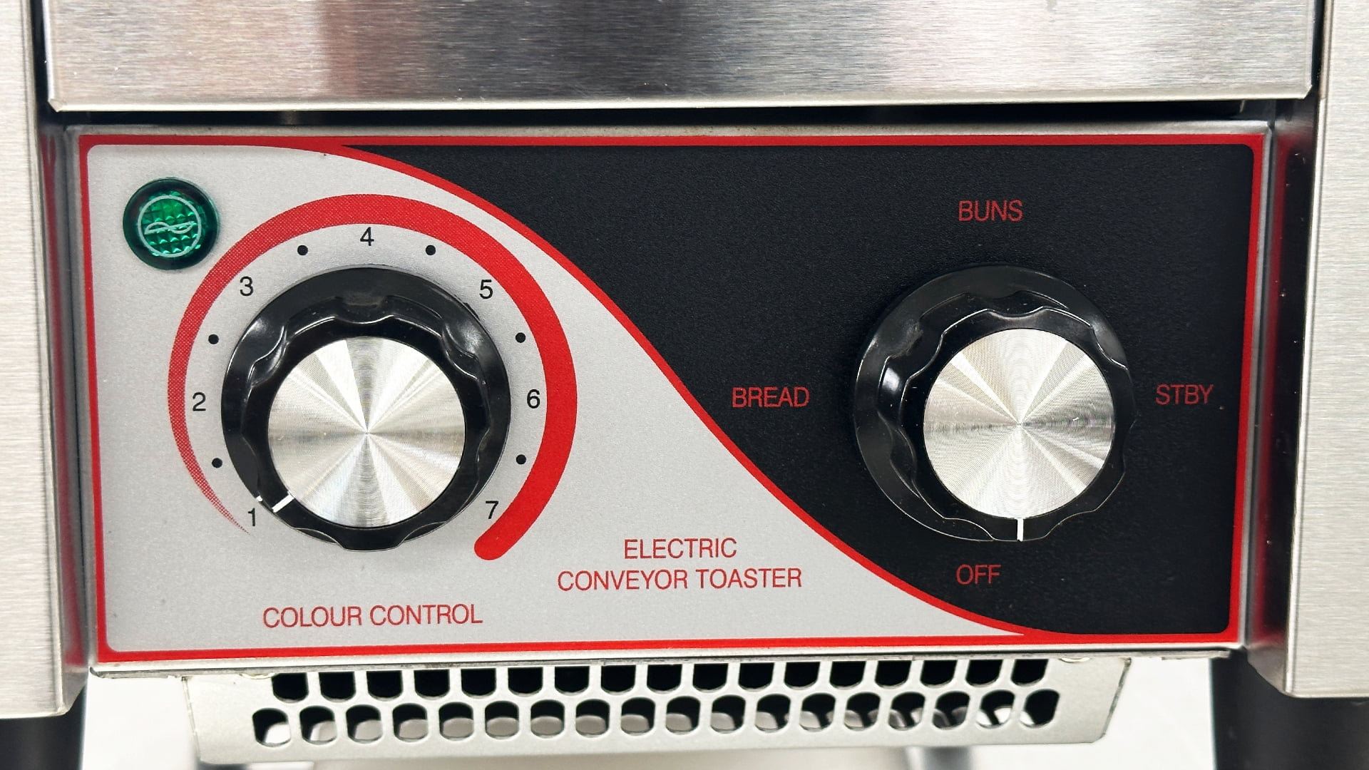 1340W Commercial Conveyor Toaster, Stainless Steel Toasters Countertop Electric Toster
