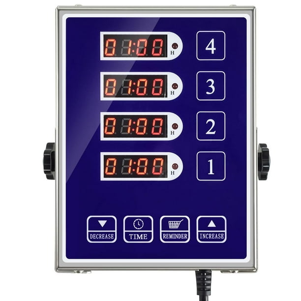YOOYIST Commercial 4 Channels Kitchen Timers Restaurant Timer Loud