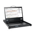 thumbnail image 1 of Tripp Lite 16-Port Rack Console VGA KVM Switch w/ 19" LCD 1U TAA - KVM switch - 16 x KVM port(s) - 1 local user - rack-mountable, 1 of 3