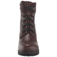 thumbnail image 6 of Kelsi Dagger Trek Oxblood Red Leather Block Heel Lace-up Combat Platform Bootie (OXBLOOD, 7.5), 6 of 6