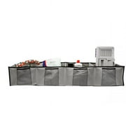 4-Section Grey Adjustable Trunk Organizer