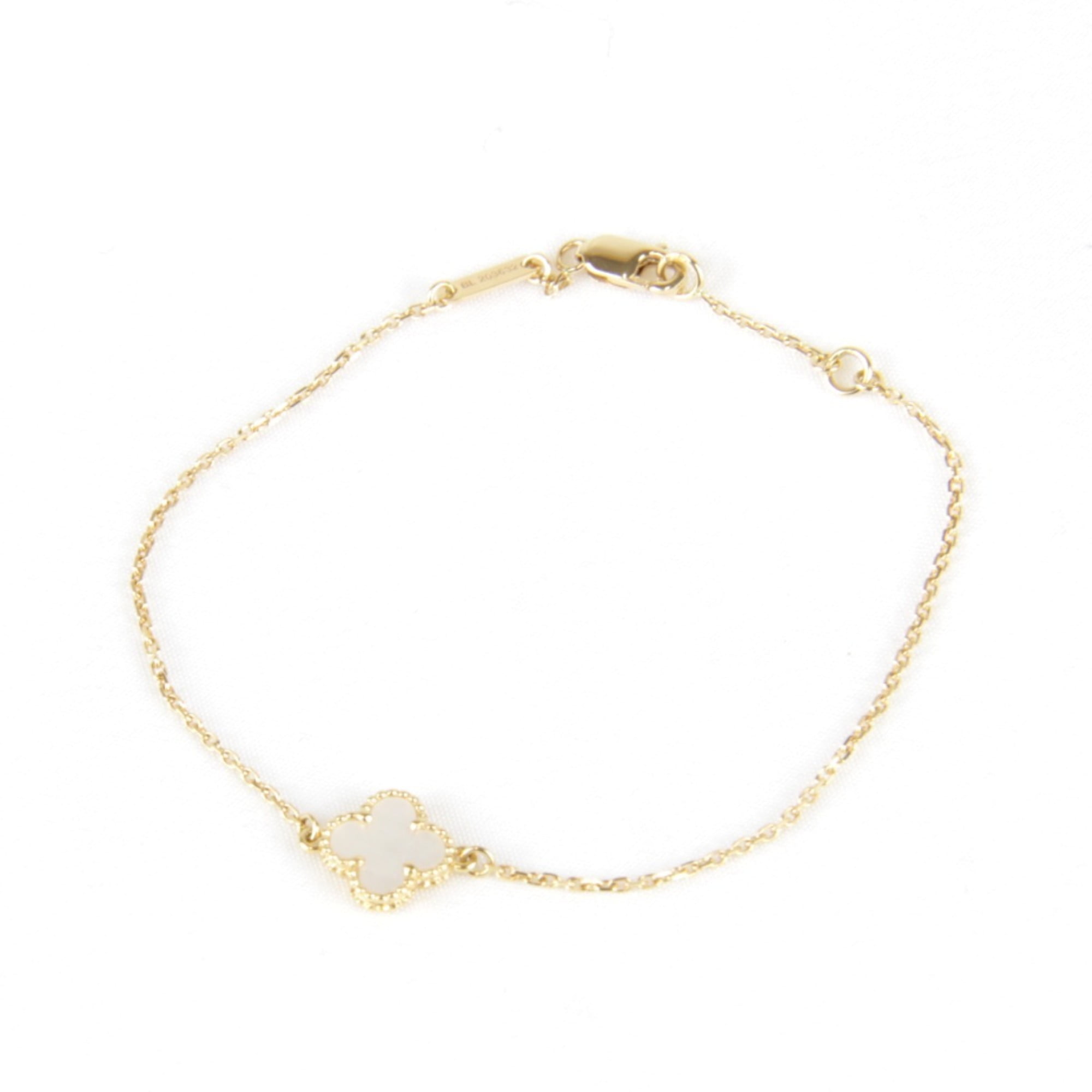 Pre-Owned Van Cleef & Arpels Sweet Alhambra Bracelet K18 Gold Women's (Good)