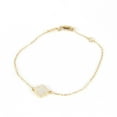 thumbnail image 1 of Pre-Owned Van Cleef & Arpels Sweet Alhambra Bracelet K18 Gold Women's (Good), 1 of 8
