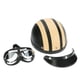 thumbnail image 2 of Moto Scooter cara abierta medio casco de cuero con visera UV, 2 of 8