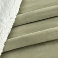 thumbnail image 6 of Ridge & Cove Plush Sherpa Reversible Throw Blanket (King, Loden Green), 6 of 6