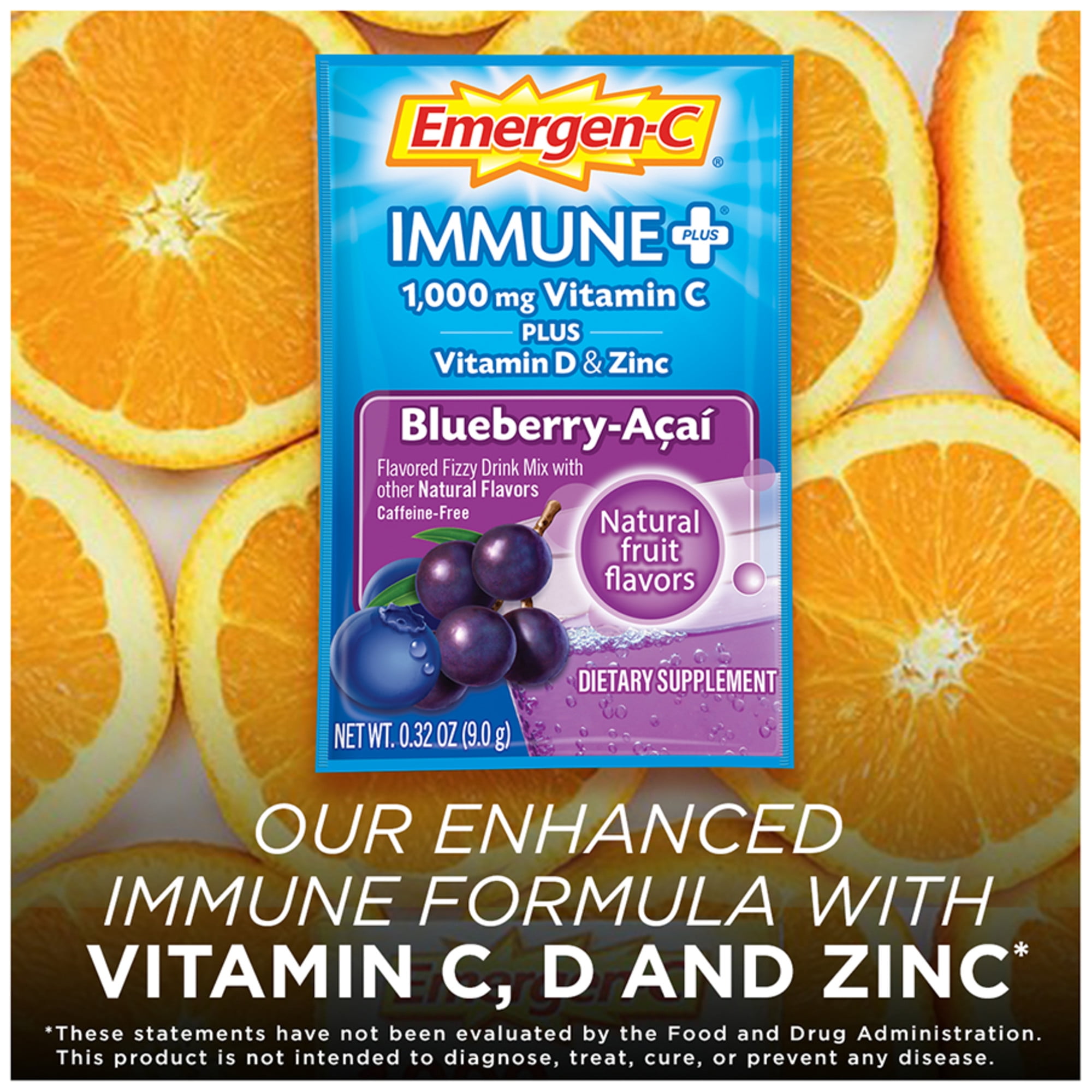 EmergenC Blueberry Acai Immune Booster Powder, 30 Ct in Nepal at NPR