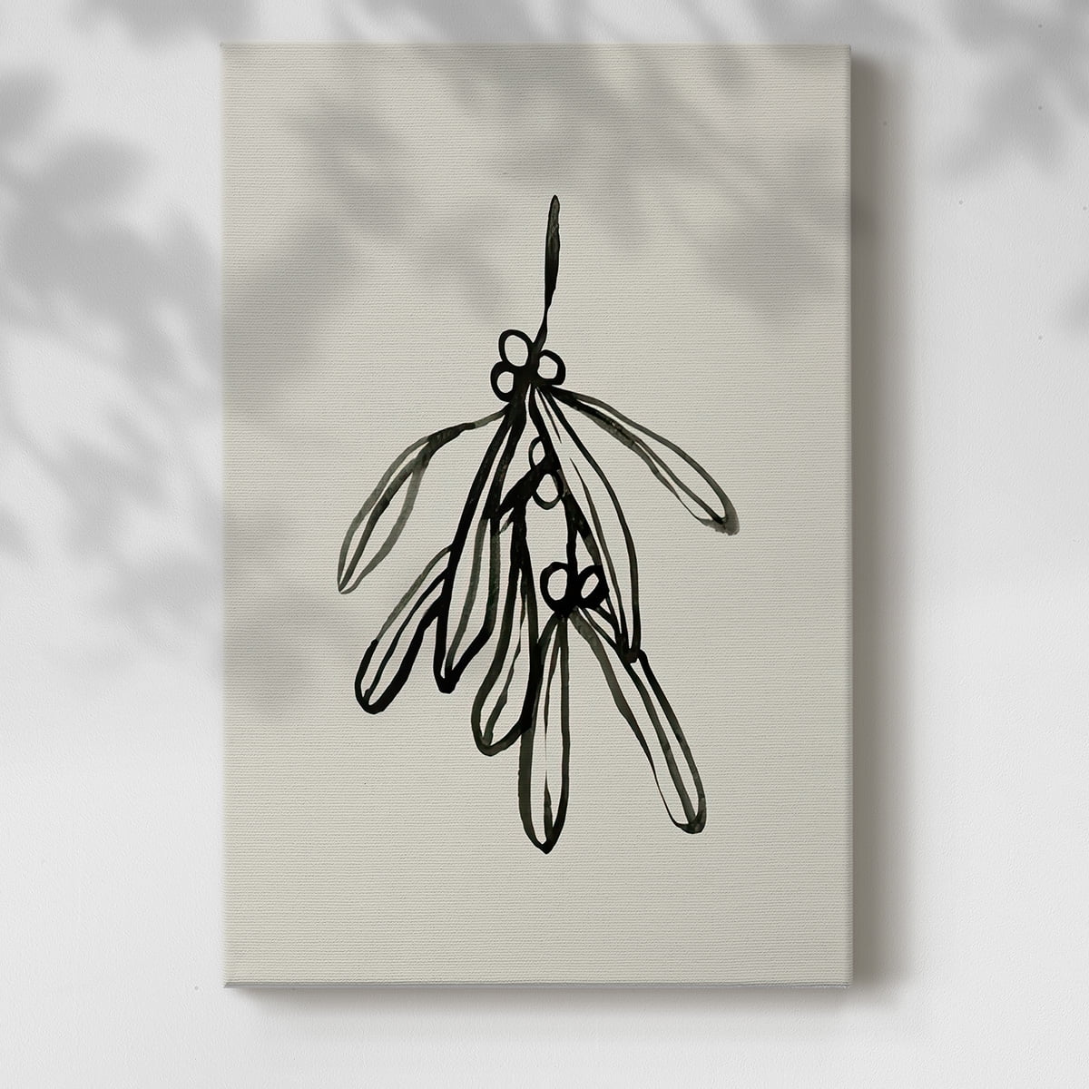 Mistletoe Sketch II- Gallery Wrapped Canvas