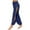 Dark Blue, variant on DDAPJ pyju High Slit Pants for Women Solid Harem Pants Flowy Yoga Pants Baggy Comfy Pilates Beach Cover-Up Pants Lightning Sales Black L