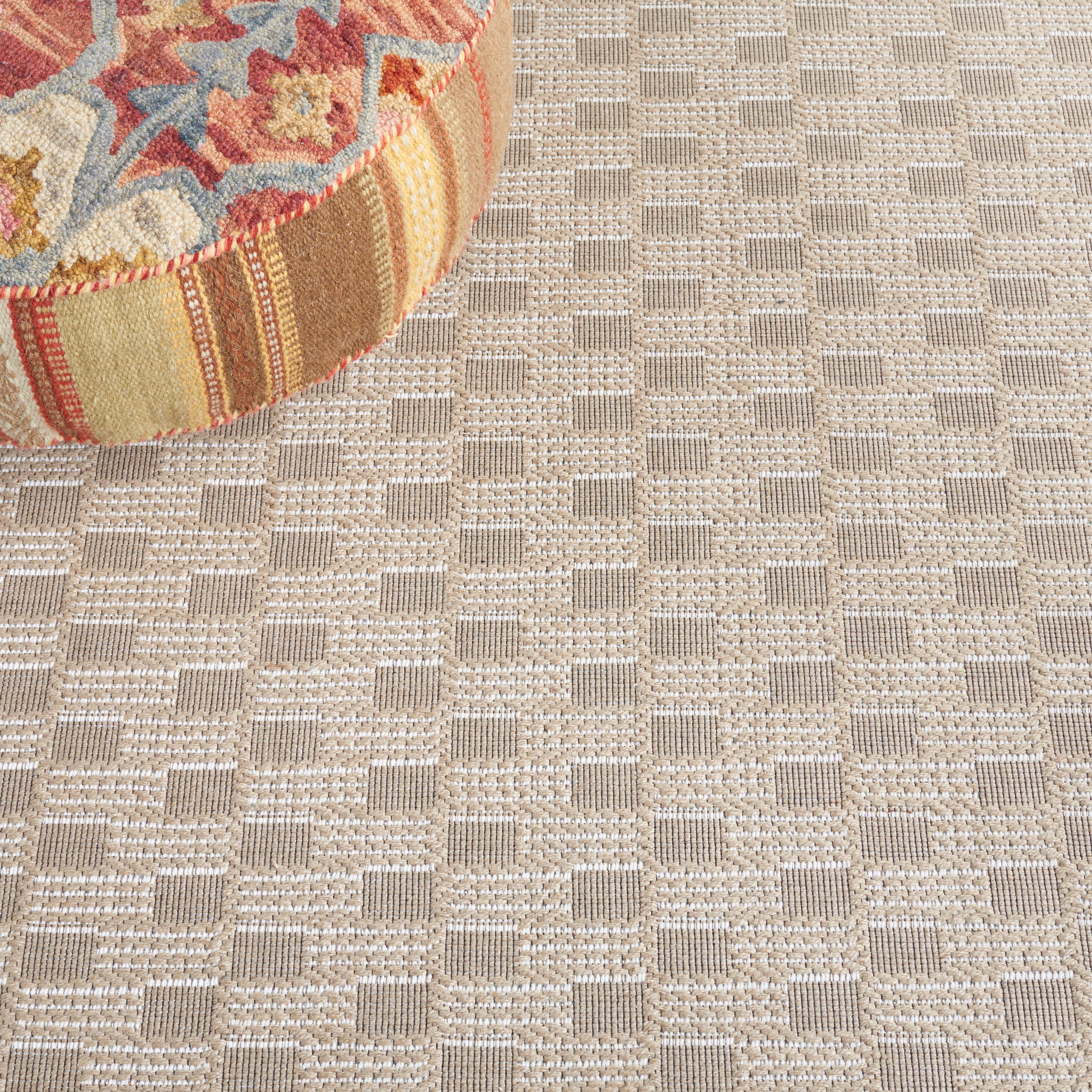 SAFAVIEH Aspect Jarvis Geometric Area Rug, Natural/Ivory, 5' x 7'