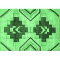thumbnail image 1 of Ahgly Company Indoor Rectangle Southwestern Emerald Green Country Area Rugs, 6' x 9', 1 of 4