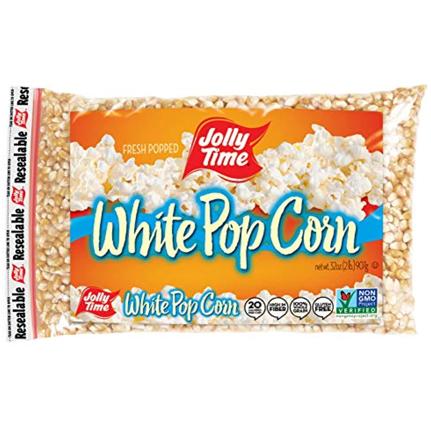 Jolly Time White Popcorn Kernels Bulk Non GMO UK Ubuy