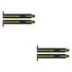 thumbnail image 4 of Advancent Muñequera elástica Peso Gimnasio Cross Fitness Correa acolchada Soporte de mano Banda Barra Compresión Muñequeras profesionales Amarillo 2Conjunto, 4 of 6