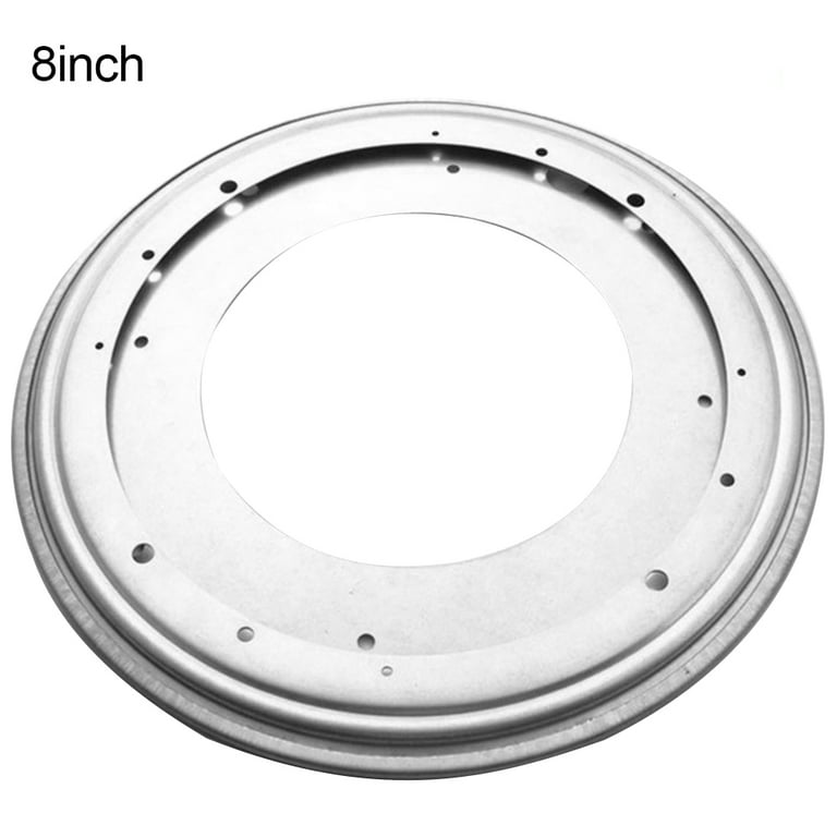Dailydanny Aluminum Heavy Duty Lazy Susan Rotating Turntable Bearing Swivel  Plate Hardware for Dining-Table (8 inch)