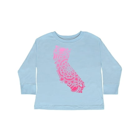 

Inktastic California Silhouette Mandala Gift Toddler Boy or Toddler Girl Long Sleeve T-Shirt