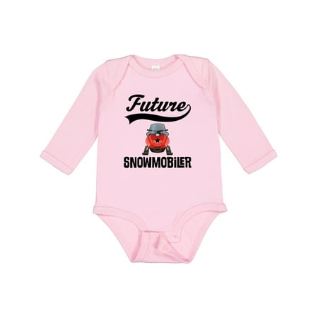 

Inktastic Snowmobiling Future Snowmobiler Gift Baby Boy or Baby Girl Long Sleeve Bodysuit