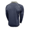thumbnail image 6 of MIXUE Polo Shirts For Men Summer Solid Color Lapel Button Down Long Sleeve Casual Comfortable Breathable Daily-Wear,Blue,XL, 6 of 7