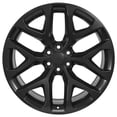 thumbnail image 2 of OE Wheels CV98 24 Inch Rims and Tires Fit Silverado 1500 Snowflake Style 6x139.7 24x10 Satin Black - Hollander 5668 - iMove Gen2 AS 305/35-24 (Set of 4), 2 of 5