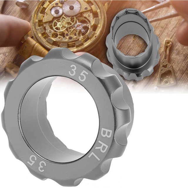 Abridor de Tornillos para Caja de Reloj Herramienta de Reparación de Troqueles para Abridor de Relojes Llave y Soporte de Movimiento de Caja de Reloj ANGGREK Otros