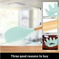 thumbnail image 3 of Kitchen Utensils Silicone Set , Heat Resistant Cookware with Wooden Handle, Non-Stick Cooking Utensil, 3 of 5