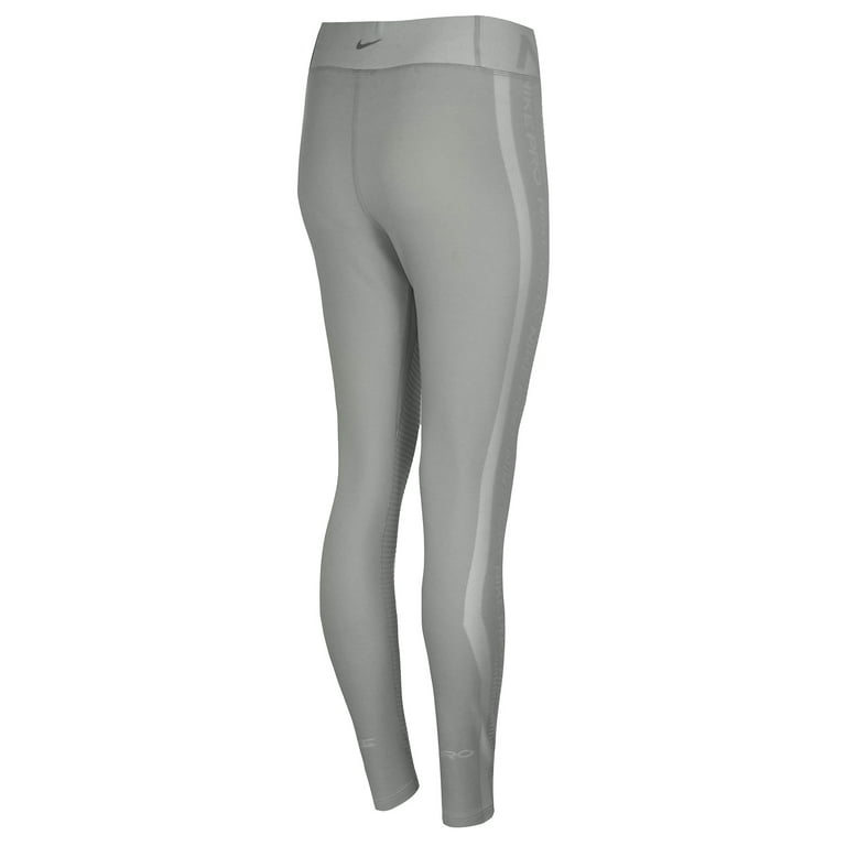 Nike Women's Pro Hyperwarm Training Tights (Particle Grey, Large) 