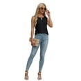 thumbnail image 3 of Womens Summer Tank Top Sleeveless Business Casual Outfits 2025 Basic Loose Dressy Work Shirt Black M, 3 of 8
